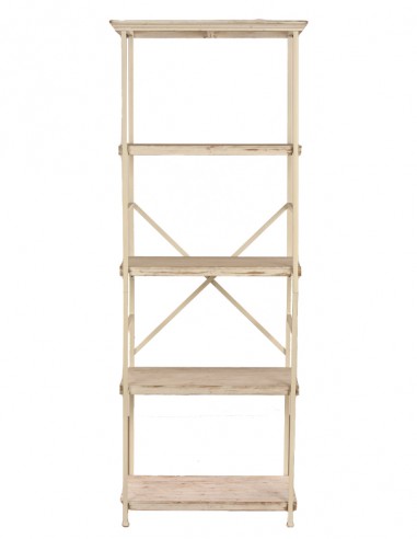 VETRINA LEGNO E FERRO SHABBY PICCOLO