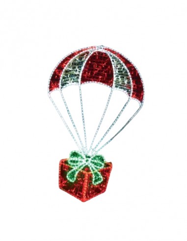 LUCI NATALE MONGOLFIERA PACCO REGALO