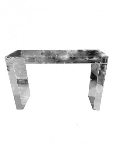 CONSOLLE SPECCHIATA ARGENTO VUOTA