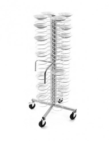 CARRELLO PORTAPIATTI CON CAPPOTTINA
