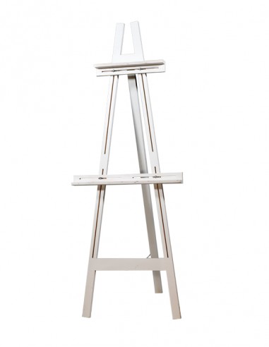 TREPPIEDI PER TABLEAU IN LEGNO BIANCO