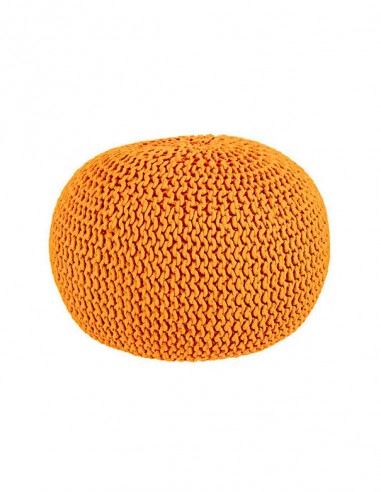 POUF RICCIO DI MARE ARANCIONE