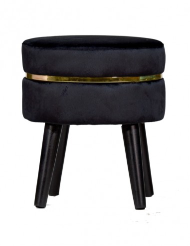 POUF PARIS NERO