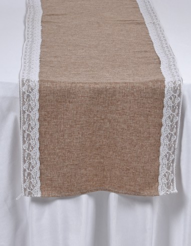 RUNNER JUTA CON BORDO MACRAME'