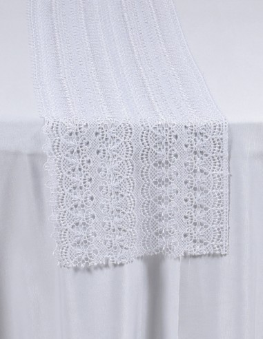 RUNNER MACRAME BIANCO