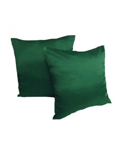 CUSCINO IN RASO VERDE INGLESE
