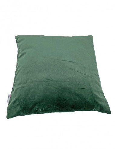 CUSCINO VELLUTO VERDE INGLESE