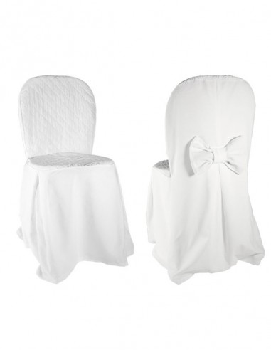 FANTASMINO COTONE BIANCO CON FIOCCO