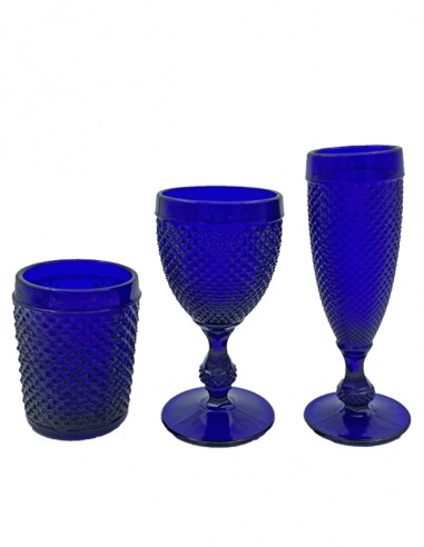 BICCHIERE LINEA PRISMA BLU