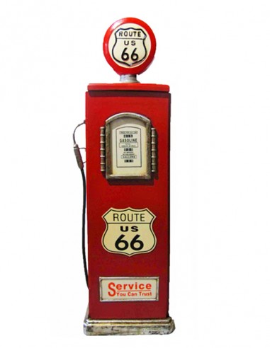 DISTRIBUTORE DI BENZINA ROSSO VINTAGE...