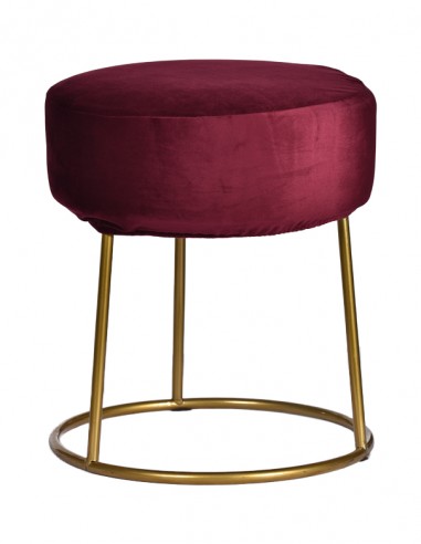 POUF CLARISSA BORDEAUX