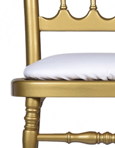 CUSCINO IN COTONE BIANCO SEDIA...